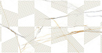 Champagne Mosaic Декор белый 20х50_7