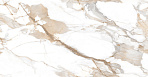 Calacatta Fairy Gold Керамогранит бежевый 60х120 Полированный_1
