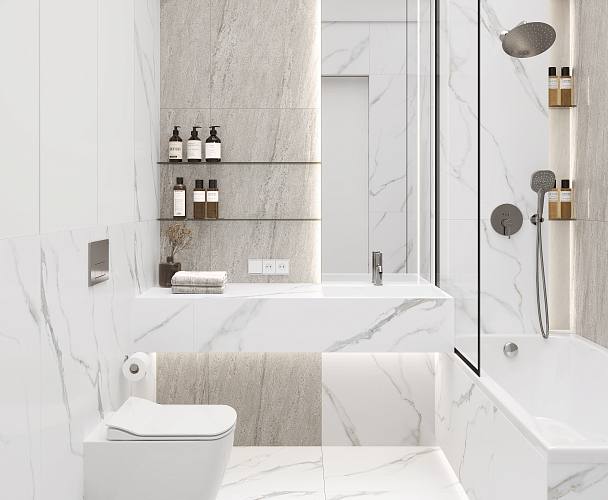 Miracle Керамогранит белый K948164LPR01LPER 59,7х119,7 лаппатированный