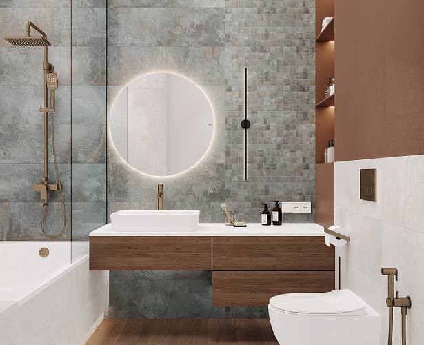 Betone green Мозаика LPD2MSA002BR 30х30 матовый