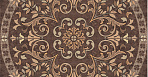Pompei Панно напольное коричневое (PY6G114) 88x88_0