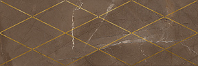 Миланезе дизайн Декор Римский марроне 1664-0147 20х60
