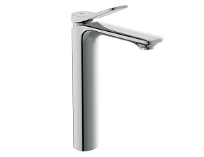 Смеситель для раковины высокий ODRA однорычажный клик клак