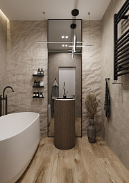 SPC плита AlixFloor Natural Line Дуб табачно-серый 1200х183х5мм, 43 кл, 4V (2,009 кв.м.)