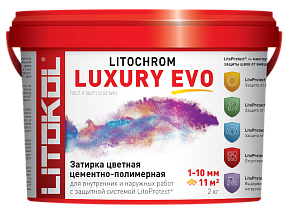 LITOCHROM LUXURY EVO LLE.115  Светло-серый 2kg ведро